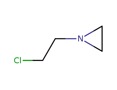 Molecular Structure of 694-03-1 (N-(2-chloroethyl)aziridine)
