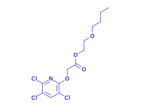 Molecular Structure of 64470-88-8 (2-butoxyethyl 2-(3,5,6-trichloropyridin-2-yl)oxyacetate)