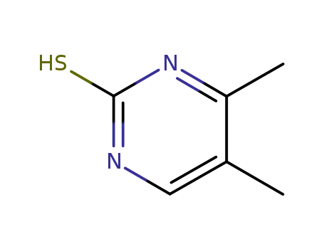 Molecular Structure of 64942-98-9 (4,5-Dimethyl-2-pyrimidinethiol)