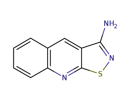 Molecular Structure of 69513-37-7 ([1,2]thiazolo[5,4-b]quinolin-3-amine)