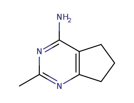 5H-Cyclopentapyrimidin-4-amine,6,7-dihydro-2-methyl- (9CI) cas  69390-17-6