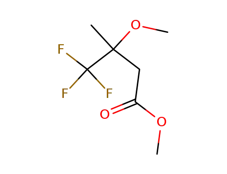 Molecular Structure of 649-56-9 (ETHYL 3-HYDROXY-3-METHYL-4,4,4-TRIFLUOROBUTYRATE)