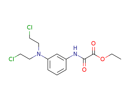 6951-45-7,ethyl ({3-[bis(2-chloroethyl)amino]phenyl}amino)(oxo)acetate,Aceticacid, [[3-[bis(2-chloroethyl)amino]phenyl]amino]oxo-, ethyl ester (9CI);Oxanilic acid, 3'-[bis(2-chloroethyl)amino]-, ethyl ester (7CI); NSC 56265