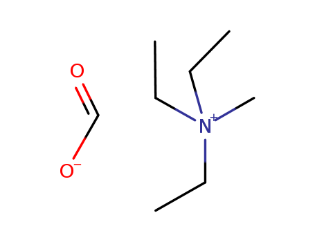 Molecular Structure of 170275-24-8 (Ethanaminium, N,N-diethyl-N-methyl-, formate)