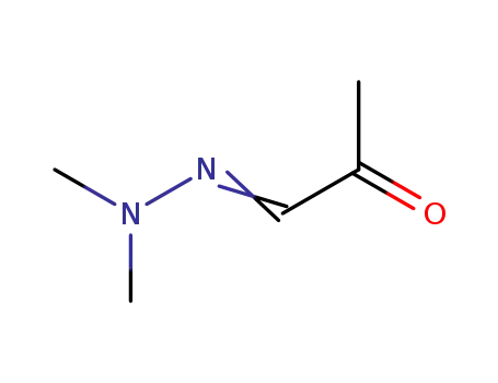 Molecular Structure of 65295-97-8 (Propanal, 2-oxo-, 1-(dimethylhydrazone) (9CI))