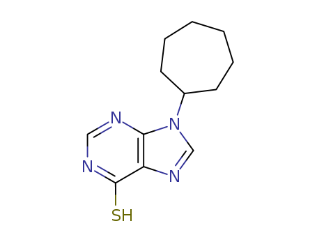 6961-63-3,9-cycloheptyl-3,9-dihydro-6H-purine-6-thione,9H-Purine-6-thiol,9-cycloheptyl- (8CI); NSC 62737