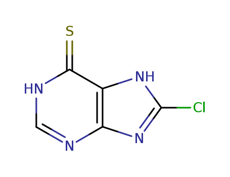 6H-Purine-6-thione,8-chloro-1,9-dihydro- cas  6974-66-9