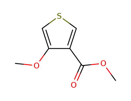 Molecular Structure of 65369-22-4 (METHYL 4-METHOXYTHIOPHENE-3-CARBOXYLATE)