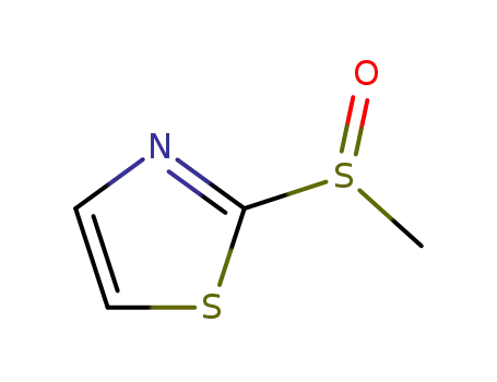 Thiazole,  2-(methylsulfinyl)-