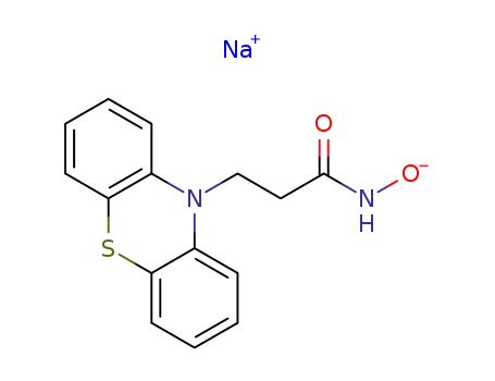 Molecular Structure of 65051-54-9 (sodium {[3-(10H-phenothiazin-10-yl)propanoyl]amino}oxidanide)