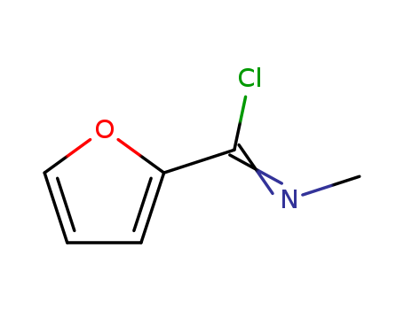 2-Furancarboximidoylchloride, N-methyl-