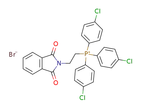 Molecular Structure of 65273-53-2 (tris(4-chlorophenyl)[2-(1,3-dioxo-1,3-dihydro-2H-isoindol-2-yl)ethyl]phosphonium)