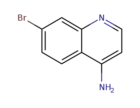 Molecular Structure of 65340-74-1 (4-AMINO-7-BROMOQUINOLINE)