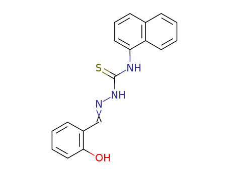 Hydrazinecarbothioamide, 2-[(2-hydroxyphenyl)methylene]-N-1-naphthalenyl-