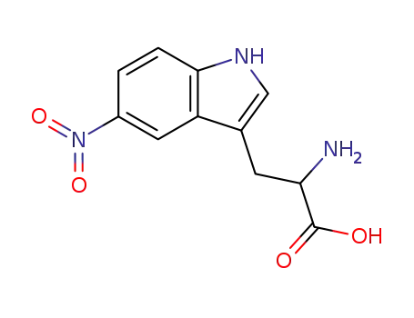 Molecular Structure of 6525-46-8 (5-NITRO-DL-TRYPTOPHAN)