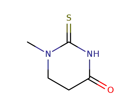 Molecular Structure of 696-13-9 (1-methyl-2-thioxotetrahydropyrimidin-4(1H)-one)
