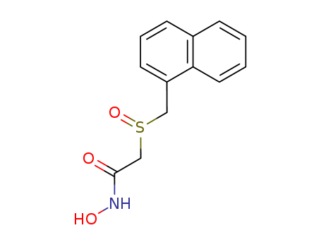 65051-14-1,N-hydroxy-2-[(naphthalen-1-ylmethyl)sulfinyl]acetamide,