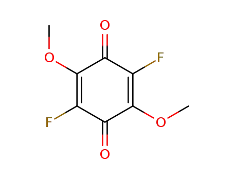 Molecular Structure of 653-41-8 (2,5-difluoro-3,6-dimethoxycyclohexa-2,5-diene-1,4-dione)