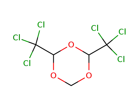 Molecular Structure of 6974-57-8 (2,4-bis(trichloromethyl)-1,3,5-trioxane)