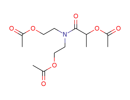 Molecular Structure of 6974-34-1 ({[2-(acetyloxy)propanoyl]imino}diethane-2,1-diyl diacetate)