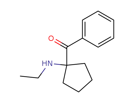 Molecular Structure of 7015-32-9 ([1-(ethylamino)cyclopentyl](phenyl)methanone)