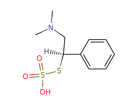 65390-76-3,Thiosulfuric acid, S-(2-(dimethylamino)-1-phenylethyl) ester, (R)-,Thiosulfuric acid, S-(2-(dimethylamino)-1-phenylethyl) ester, (R)-