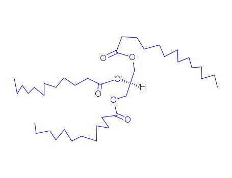 Molecular Structure of 65376-23-0 (1,2-DIDODECANOYL-3-TETRA-DECANOYL-RAC-GLYCEROL)