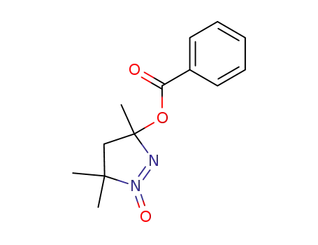 Molecular Structure of 65441-83-0 ((3,5,5-trimethyl-1-oxido-4H-pyrazol-3-yl) benzoate)