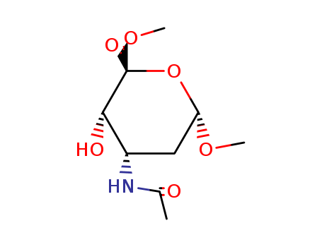 a-D-ribo-Hexopyranosiduronic acid, methyl 3-(acetylamino)-2,3-dideoxy-, methyl ester cas  69975-46-8