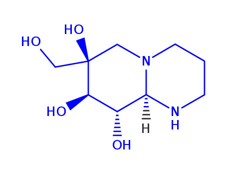 2H-PYRIDO[1,2-A]PYRIMIDINE-7,8,9-TRIOL,OCTAHYDRO-7-(HYDROXYMETHYL)-,(7R,8R,9S,9AR)-