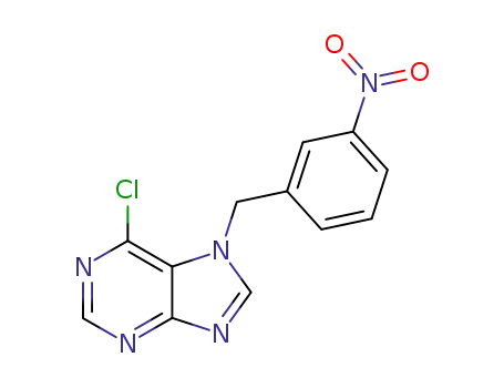 6-chloro-7-(3-nitrobenzyl)-7H-purine