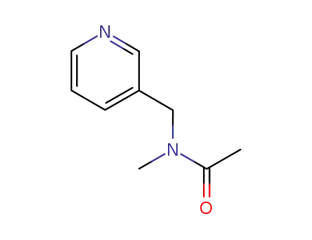 Molecular Structure of 69966-50-3 (N1-METHYL-N1-(3-PYRIDYLMETHYL)ACETAMIDE)