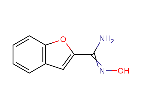 Molecular Structure of 65695-07-0 (2-Benzofurancarboximidamide,N-hydroxy-)