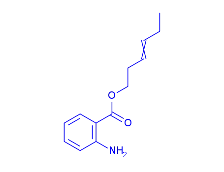 Molecular Structure of 65405-76-7 (CIS-3-HEXENYL ANTHRANILATE)