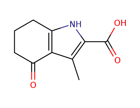 Molecular Structure of 6577-89-5 (3-METHYL-4-OXO-4,5,6,7-TETRAHYDRO-1H-INDOLE-2-CARBOXYLIC ACID)