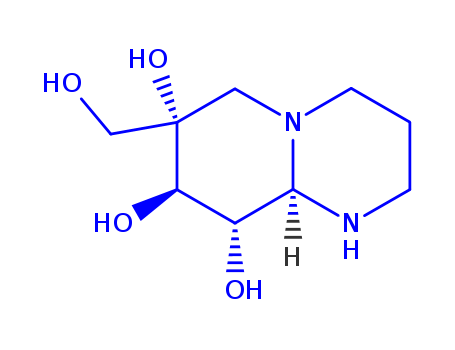 2H-PYRIDO[1,2-A]PYRIMIDINE-7,8,9-TRIOL,OCTAHYDRO-7-(HYDROXYMETHYL)-,(7S,8R,9S,9AR)-