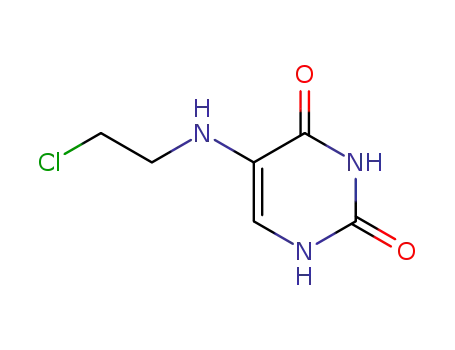 Molecular Structure of 65-68-9 (5-(2'-CHLOROETHYL)AMINOURACIL)