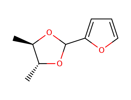 Molecular Structure of 6565-31-7 (2-(furan-2-yl)-4,5-dimethyl-1,3-dioxolane)