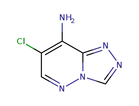 Molecular Structure of 6582-99-6 (7-chloro[1,2,4]triazolo[4,3-b]pyridazin-8-amine)
