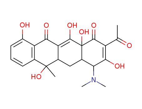 1,11(4H,5H)-Naphthacenedione,2-acetyl-4-(dimethylamino)-4a,5a,6,12a-tetrahydro-3,6,10,12,12a-pentahydroxy-6-methyl-,(4S,4aS,5aS,6S,12aS)-