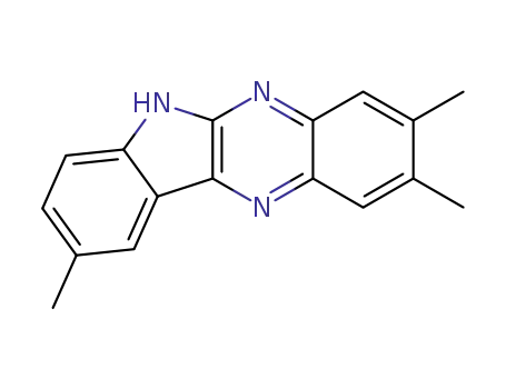 Molecular Structure of 70038-77-6 (2,3,9-trimethyl-5a,11-dihydro-2H-indolo[2,3-b]quinoxaline)