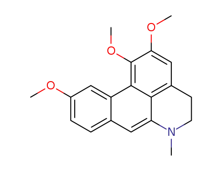 Molecular Structure of 70403-80-4 (1,2,10-trimethoxy-6-methyl-5,6-dihydro-4H-dibenzo[de,g]quinoline)