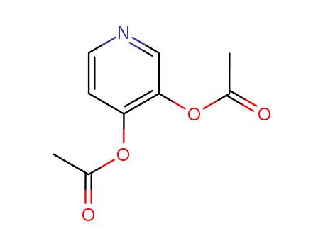 Molecular Structure of 65985-96-8 (3,4-Pyridinediol,diacetate(ester)(9CI))