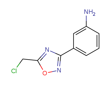 3-(5-Chloromethyl-[1,2,4]oxadiazol-3-yl)aniline