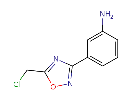 3-(5-CHLOROMETHYL-[1,2,4]OXADIAZOL-3-YL)-ANILINE