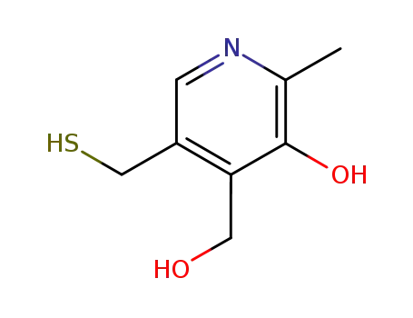 Molecular Structure of 703-46-8 (5-mercaptopyridoxine)