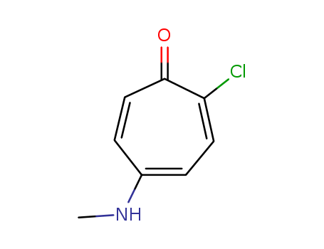 2,4,6-CYCLOHEPTATRIEN-1-ONE,2-CHLORO-5-(METHYLAMINO)-