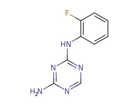 2-AMINO-4-(2-FLUOROPHENYLAMINO)-1,3,5-TRIAZINE
