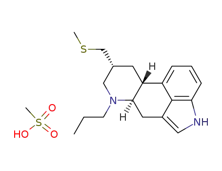 Molecular Structure of 66104-23-2 (Pergolide mesylate salt)
