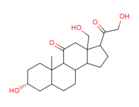 Molecular Structure of 7050-24-0 (18-hydroxy-11-dehydrotetrahydrocorticosterone)